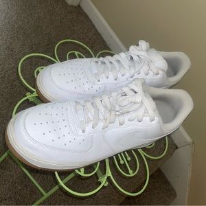 Men’s Nike white Air Force ones - size 11.5